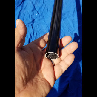 67 Inch FRP Black Fiberglass Tube - OD -1 1/8 - ID - 1 /16 - Weight 1.1 lbs ( 1702MM x 29MM )